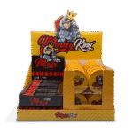 Monkey King Grinders, Rolling Papers & Tips: Yellow Pack (24 Pack)