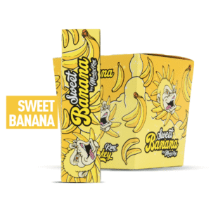 Monkey King Scented Smell Papers & Tips: Sweet Banana - King Size (24 Pack)