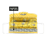 Monkey King Scented Smell Papers & Tips: Sweet Banana - King Size (24 Pack) - Image 4