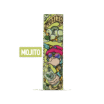 Monkey King Scented Smell Papers & Tips: Mojito - King Size (24 Pack) - Image 4