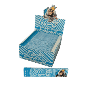 Monkey King Rolling Papers: Blue - King Size (50 Pack)