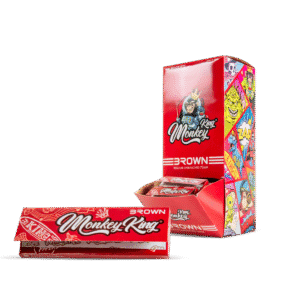 Monkey King Regular Rolling Papers: Brown (100 Pack)