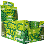 Bubbly Billy Bud's CBD Chewing Gum: Peppermint - 17mg (24 Pack) - Image 2