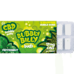 Bubbly Billy Bud's CBD Chewing Gum: Peppermint - 17mg (24 Pack) - Image 3