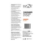 Haze Cannabis Incense Sticks: Mango Kush (6 Pack) - Image 2