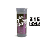 Stash Potz + Label Roll: Purple Pot - White Runtz (315pcs Carton) - Image 2