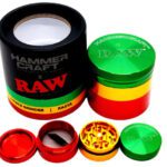 RAW x HAMMERCRAFT Aluminium Grinder - Rasta