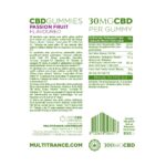 MediCBD CBD Gummy Bears: Passion Fruit - 300mg - Image 3