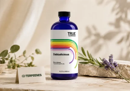 Caryophyllene terpene profile with spicy aroma notes and blend ingredients including black pepper and clove