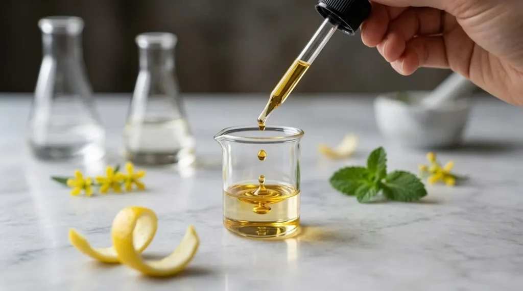 limonene terpene blending process for citrus flavour and balanced formulation