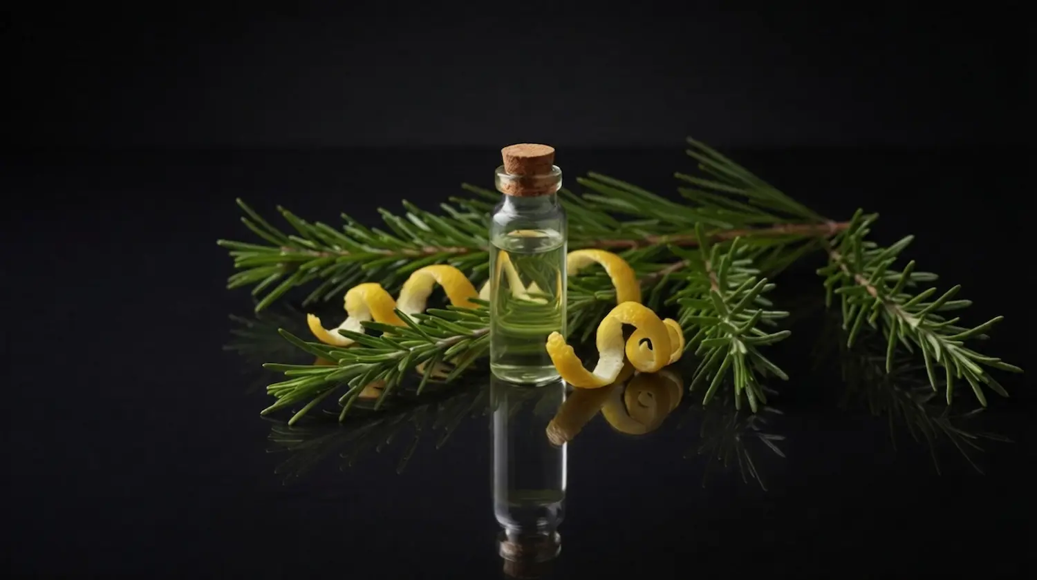 Pinene terpene profile with fresh pine, citrus peel, and green aroma notes
