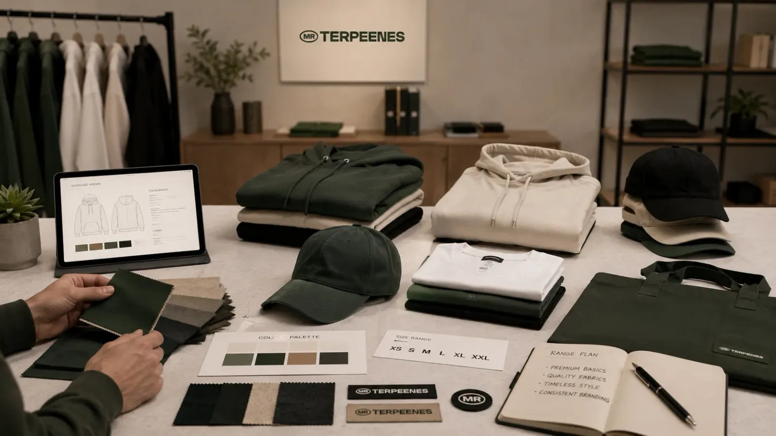 White label apparel range planning for cannabis brands